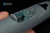 Quinta Studio QD+48581 MiG-21bis late Fishbed-N 3D-Printed & coloured Interior on decal paper (Eduard) (with 3D-printed resin parts) 1/48